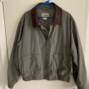 LL Bean Olive Green Jacket